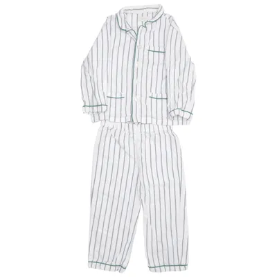 Pyjamas (Vit, Blå) från Cocco Bomull