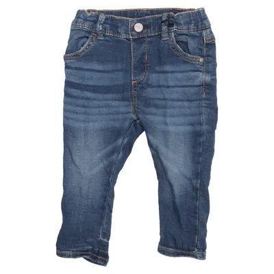 Jeans (Blå) från Lindex Baby Bomull, Elastan