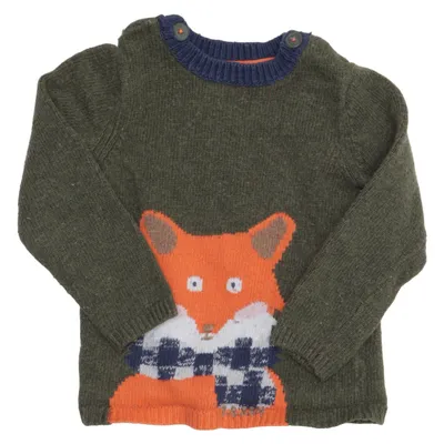 Pull-over (Vert, Multicolore) de Baby Boden Cachemire, Coton, Polyamide, Viscose