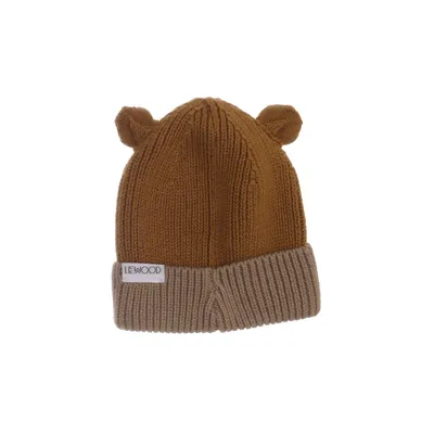 Beanie (Brown, Beige) from Liewood Organic cotton