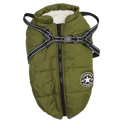 Manteau pour chien (Vert) de V.Pet.B.R Polyester