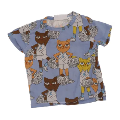 T-shirt (Blå, Flerfarvet) fra Mini Rodini Bomuld, Elastan