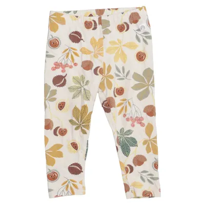 Legging (Blanc, Multicolore) de Lindex Baby Coton, Élasthane