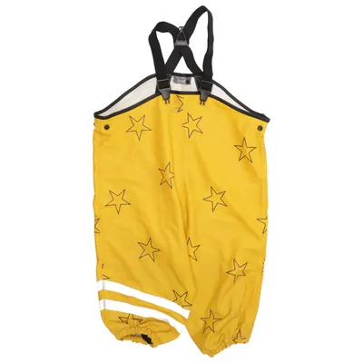 Regnbyxor (Gul, Svart) från Out Wear by Lindex Polyester, Polyuretan