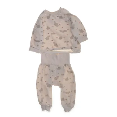 Mjukisset (Beige, Flerfärgad) från H&M Baby Bomull