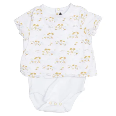Body (Blanc, Jaune, Bleu) de Sergent Major Coton