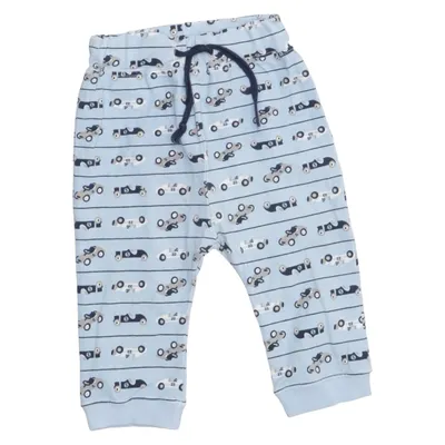 Pyjamasbukser (Nitevaldon Pant Mznb) fra Name It Elastan, Økologisk bomuld