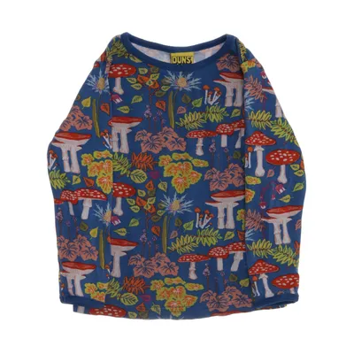 Långärmad t-shirt (Blå, Flerfärgad) från Duns Ekologisk bomull