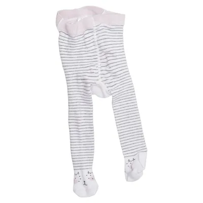 Collants polaires (Blanc, Noir) de Lindex Baby Coton, Élasthane, Polyamide, Polyester