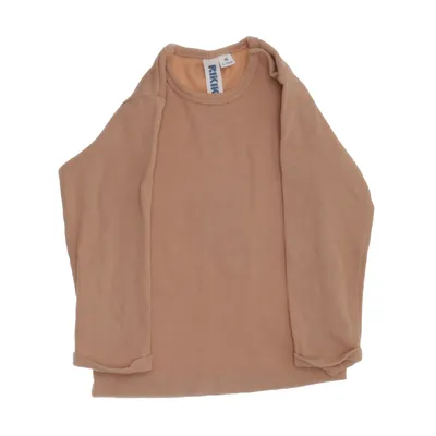 Långärmad t-shirt (Beige) från Rikiki Bomull, Elastan