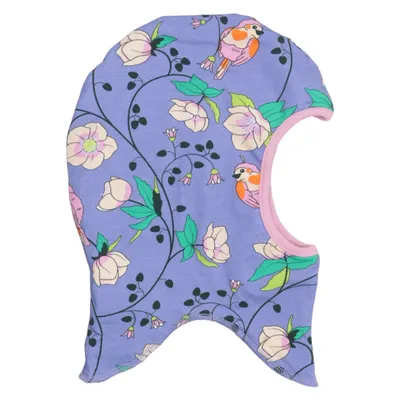 Balaklava (Purple, Multicolored) from Småfolk Elastane, Organic cotton