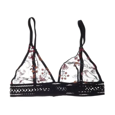 Bralette (Black, Multicolored) from Etam Polyester