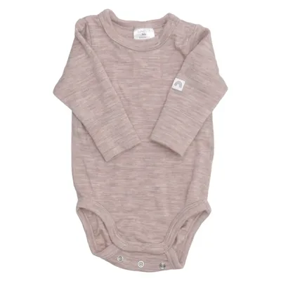 Body (Brun) fra Lindex Baby Merinould