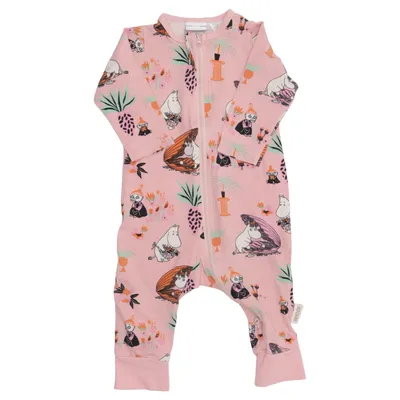 Sparkdräkt (Rosa, Flerfärgad) från Moomin by Martinex Elastan, Ekologisk bomull