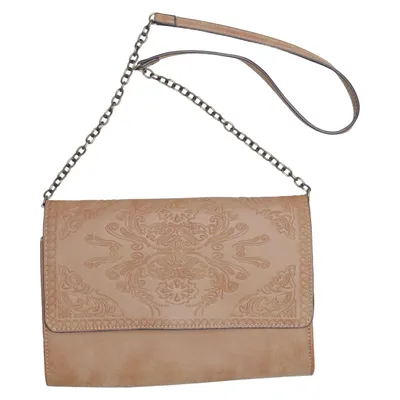 Shoulder-bag (Brown, Multicolored) from SIX Polyester, Polyurethane