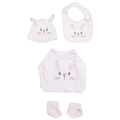 Sæt (Pink) fra Tiny One Økologisk bomuld