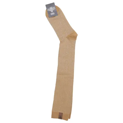 Chaussettes hautes (Or) de Nü by Staff-Woman Coton, Élasthane, Polyamide