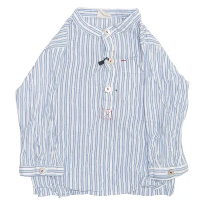 Shirt (Blauw, Wit) van Alana Katoen