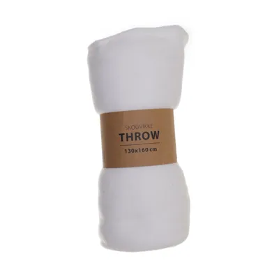 Blanket (White) from Oeko-tex Polyester
