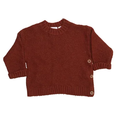 Sweater (Brown) from Zara Baby Acrylic, Polyamide, Viscose, Wool
