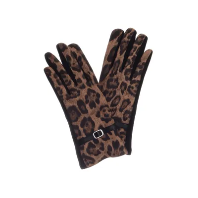 Gloves (Black, Brown, Multicolored) from Netto Cotton, Polyester