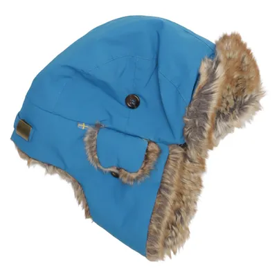 Trapper hat (Blue, Brown) from Isbjörn Acrylic, Polyamide, Polyester