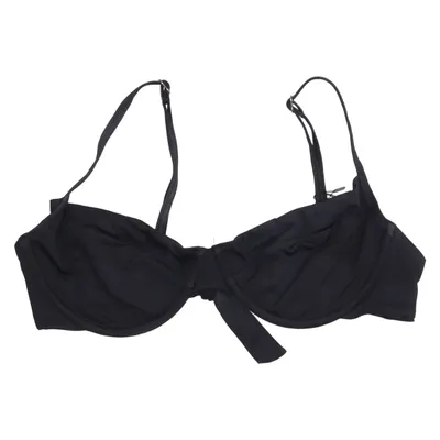 Bikini top (Black) from Monday Swimwear Elastane, Polyamide