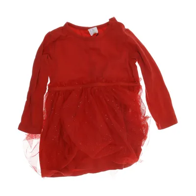 Klänning (Röd) från H&M Baby Bomull, Elastan, Polyester