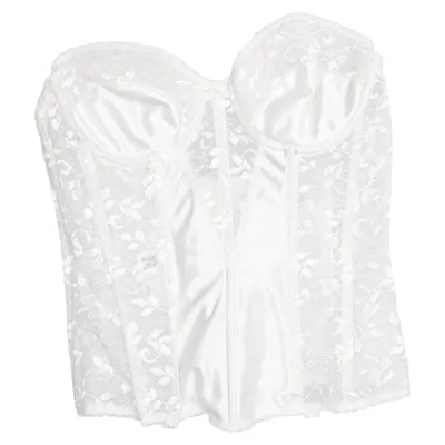 Bustier (White) from Carnival Elastane, Polyamide, Polyester, Viscose