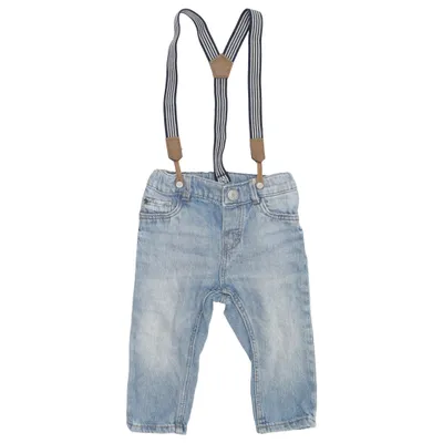 Hängselbyxor (Blå) från H&M Bomull