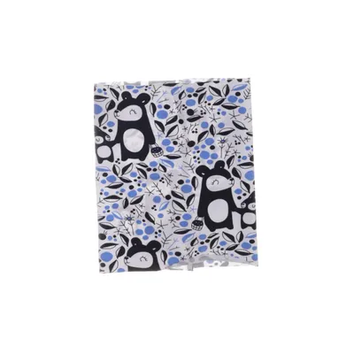 Nekwarmer (Blauw, Zwart, Wit) van Paapii Design Organisch katoen, Elastaan