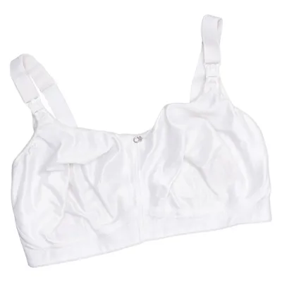 Amme BH (Hvid) fra Abecita Bomuld, Polyester