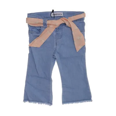 Spijkerbroek (Blauw, Meerkleurig) van Bootcut Katoen, Polyester
