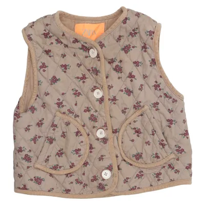 Ydervest (Beige, Rød, Orange) fra Zara Bomuld, Polyester