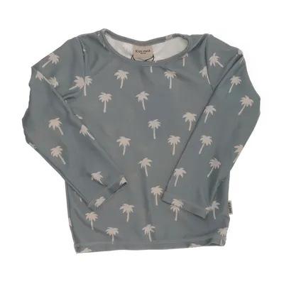 Zwemshirt (Groen, Beige) van Kuling Elastaan, Gerecycled polyester