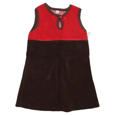 Klänning (Röd, Brun) från MoonKids Bomull, Polyester