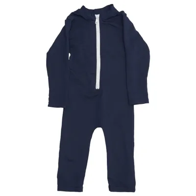 Vêtements UV (Bleu, Blanc) de Petit Crabe Élasthane, Polyamide
