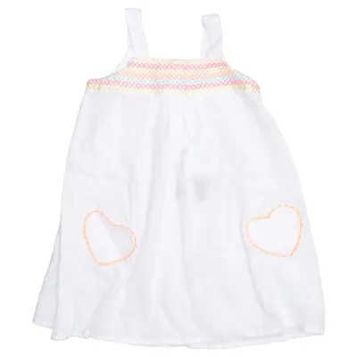Dress (White, Multicolored) from Sunuva Cotton