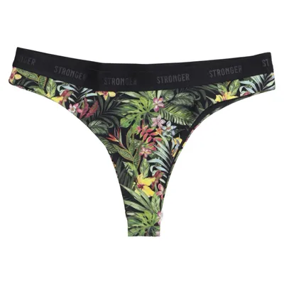 Bikiniunderdel (Svart, Flerfärgad) från Stronger Elastan, Polyamid, Polyester