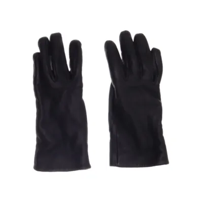 Leren handschoenen (Zwart) van Samsøe & Samsøe Leer, Polyamide, Wol