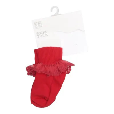 Chaussettes (Rouge) de H&M Coton, Élasthane, Fibre métallique, Polyamide