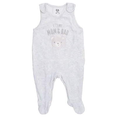 Rompers (Gray) from Baby C&A Cotton, Polyester