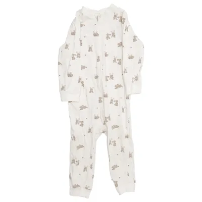 Mjukisdräkt (Vit, Flerfärgad) från KappAhl Bomull, Elastan