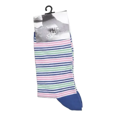 Chaussettes (Bleu, Multicolore) de Brothers Coton, Élasthane, Polyamide