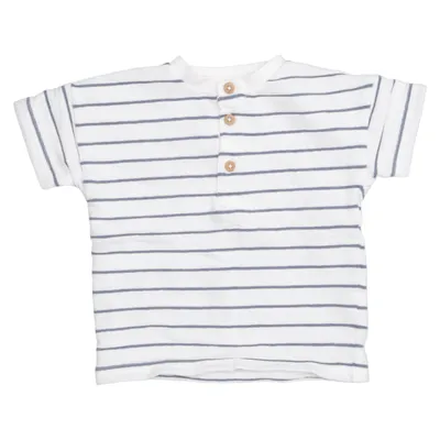 T-shirt (Wit, Blauw) van Fred & Flo