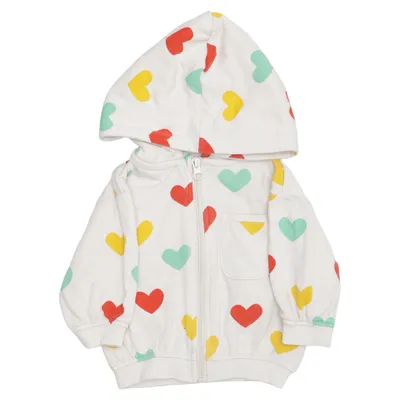 Sweat à capuche (Blanc, Multicolore) de Minimarket Coton, Polyester