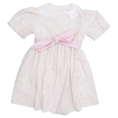 Blumenkinderkleid (Pink, Gelb, Weiß) von Eklöws Baumwolle, Polyester