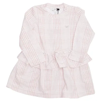 Klänning (Rosa, Vit) från Livly Bomull, Elastan