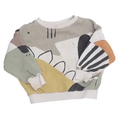 Sweatshirt (Beige, Multicolored) from Zara