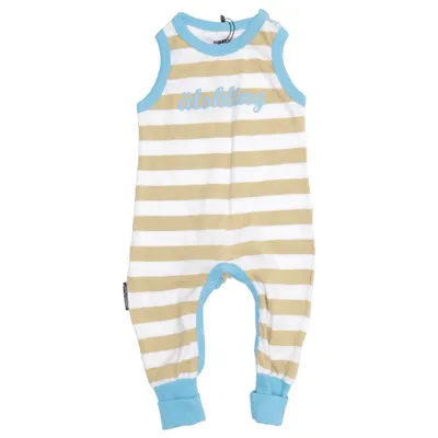 Barboteuse (Blanc, Beige, Bleu) de Älskling Coton
